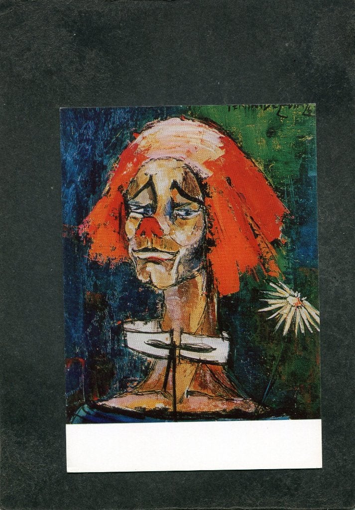 Ansicht Rosy Fernandez Diaz - Clown met rood haar, Verzenden, 1980 tot heden, Ongelopen, Overige thema's
