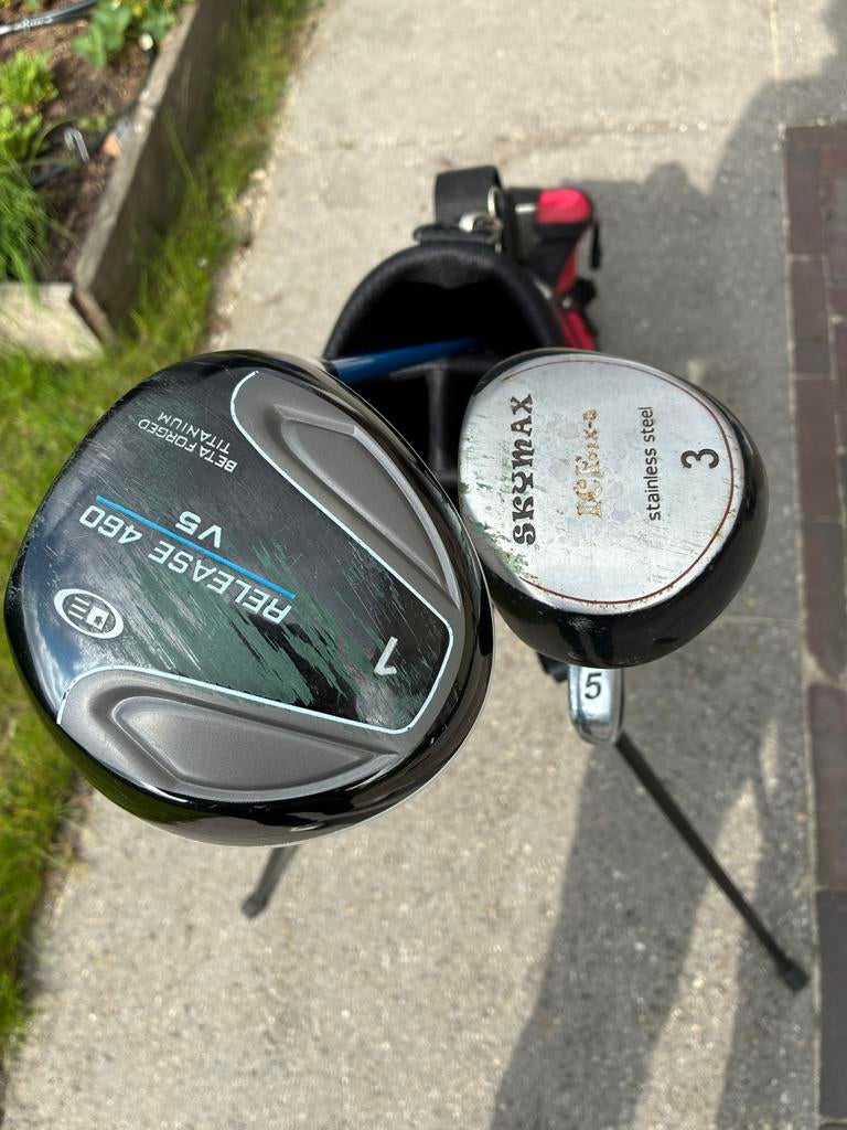 Kinder golfset - Compleet met tas en clubs, Sport en Fitness, Golf, Ophalen of Verzenden, Gebruikt, Set, Overige merken