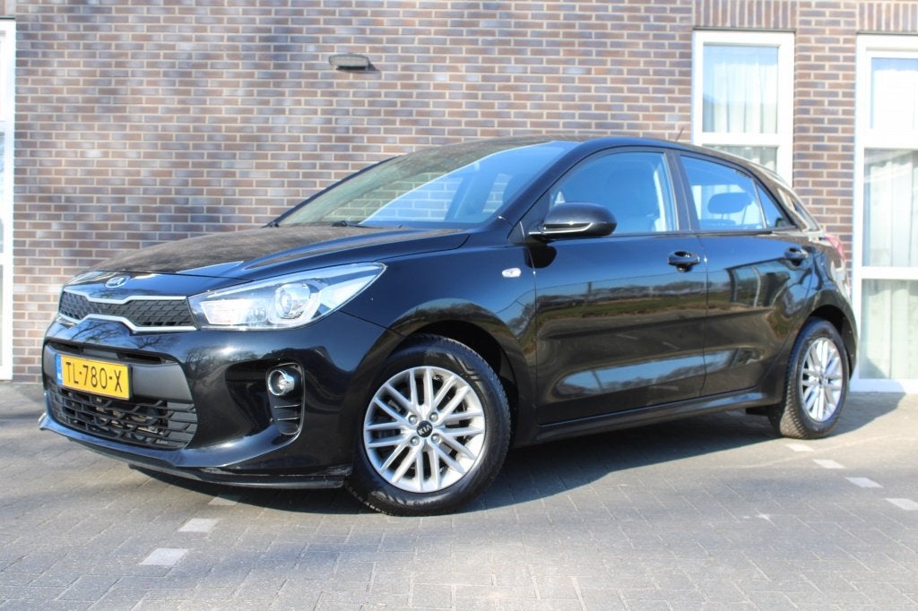 Kia Rio 1.0 TGDI Design Ed/airco/navi/leer/camera (bj 2018), Auto's, Voorwielaandrijving, 450 kg, Gebruikt, Euro 6