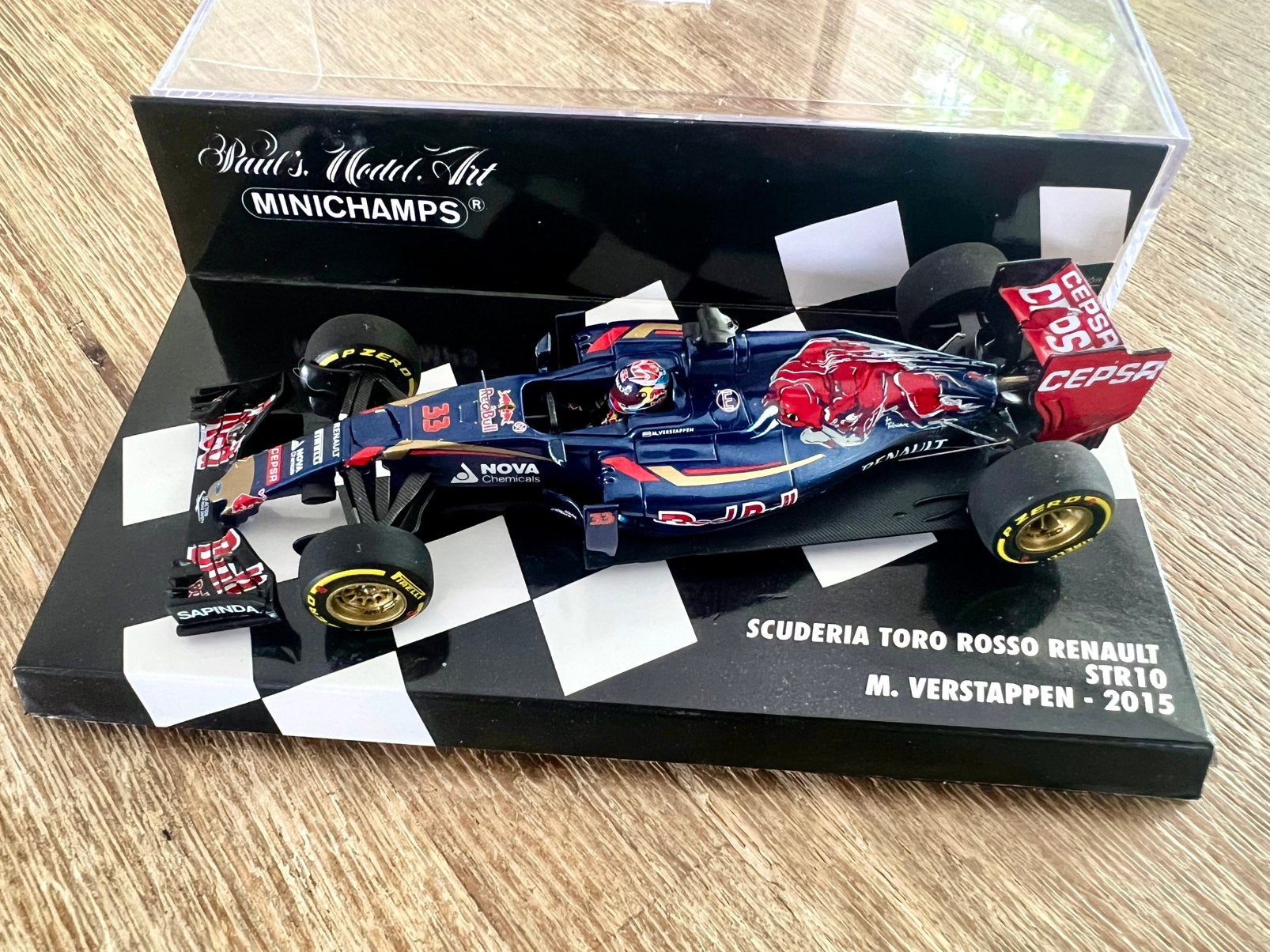 Max Verstappen Toro Rosso STR10 1:43, Ophalen of Verzenden, Zo goed als nieuw, Auto, MiniChamps