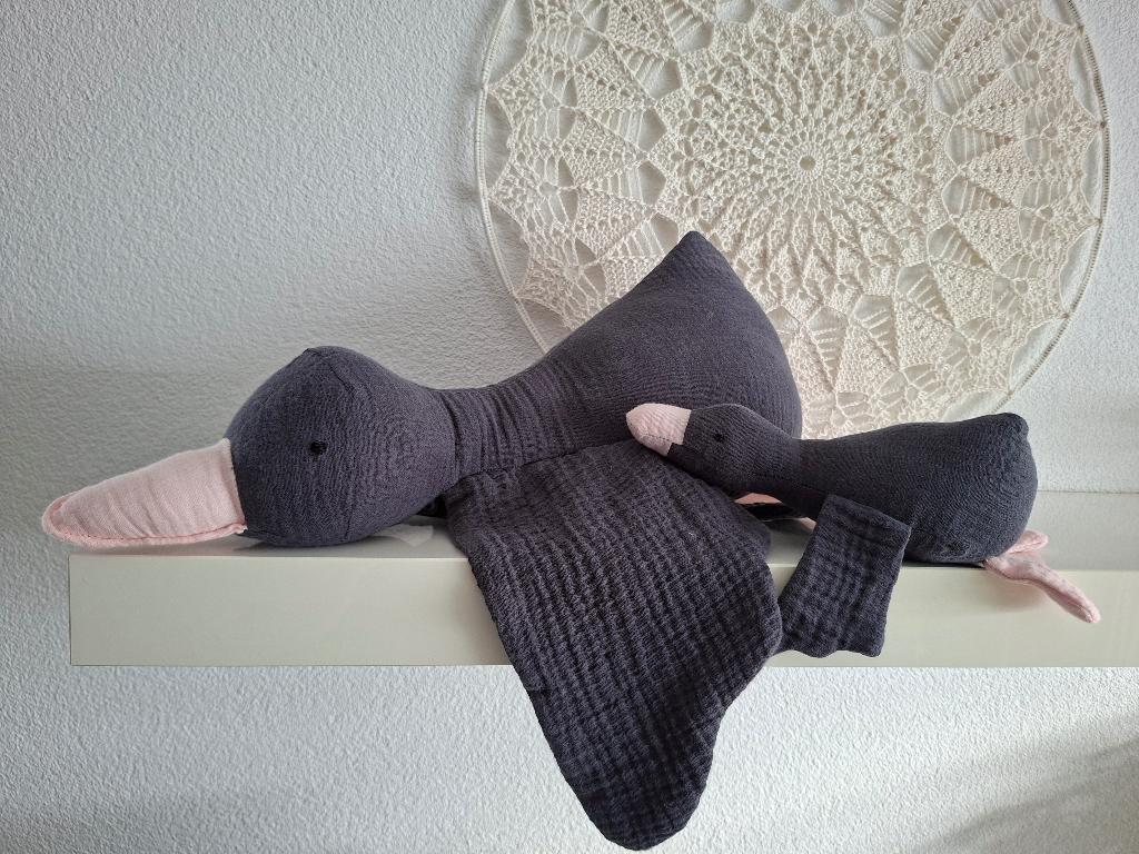 Knuffels / decoratie gans, Overige merken, Overige karakters, Grijs, Nieuw