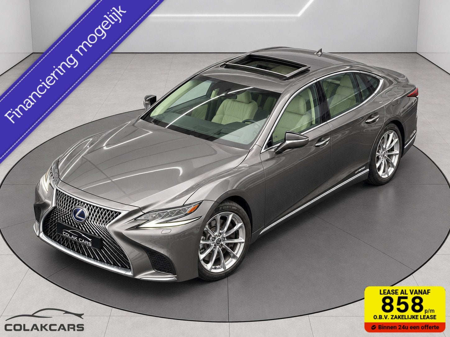 Lexus LS 500h AWD President Line Massage 43KM Garanti, Automaat, Gebruikt, Euro 6, Bedrijf