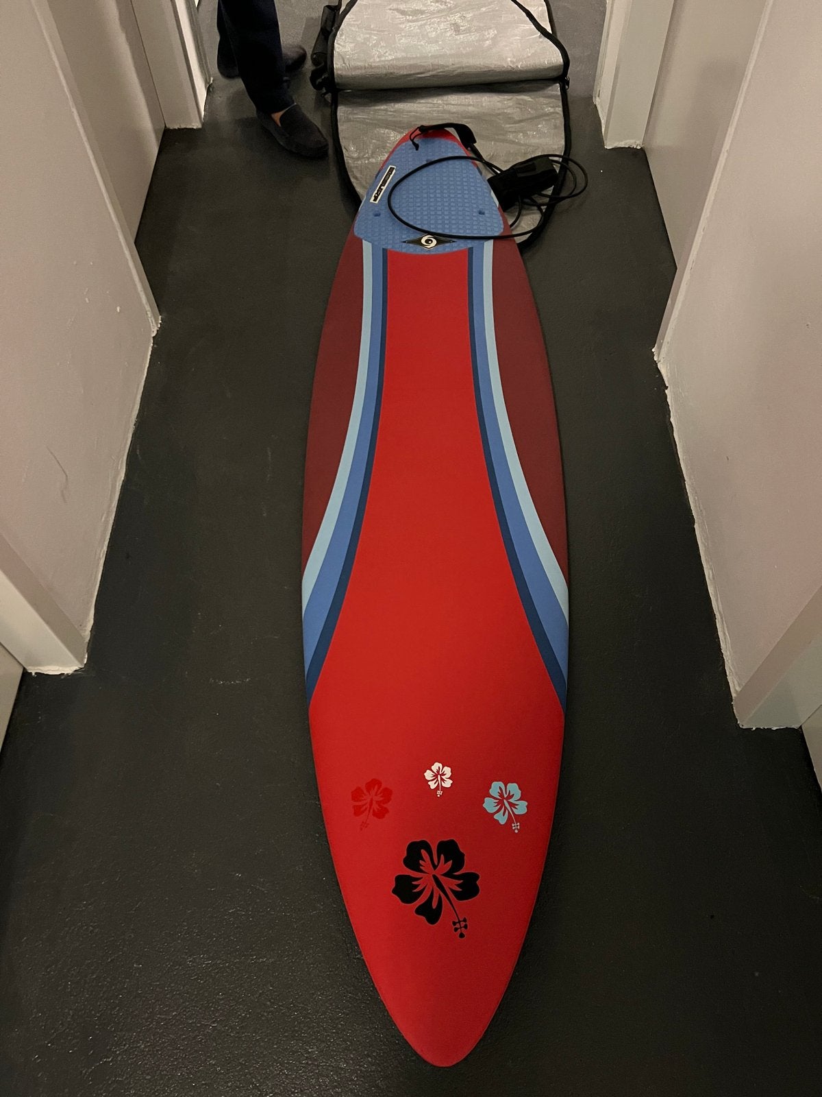 BicSurf Funboard met draagtas, vinnen en koord, Watersport en Boten, Golfsurfen, Ophalen of Verzenden, Gebruikt, Funboard, Met vinnen