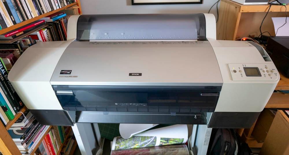 Epson grootformaat printer met toebehoren, Ophalen, Gebruikt