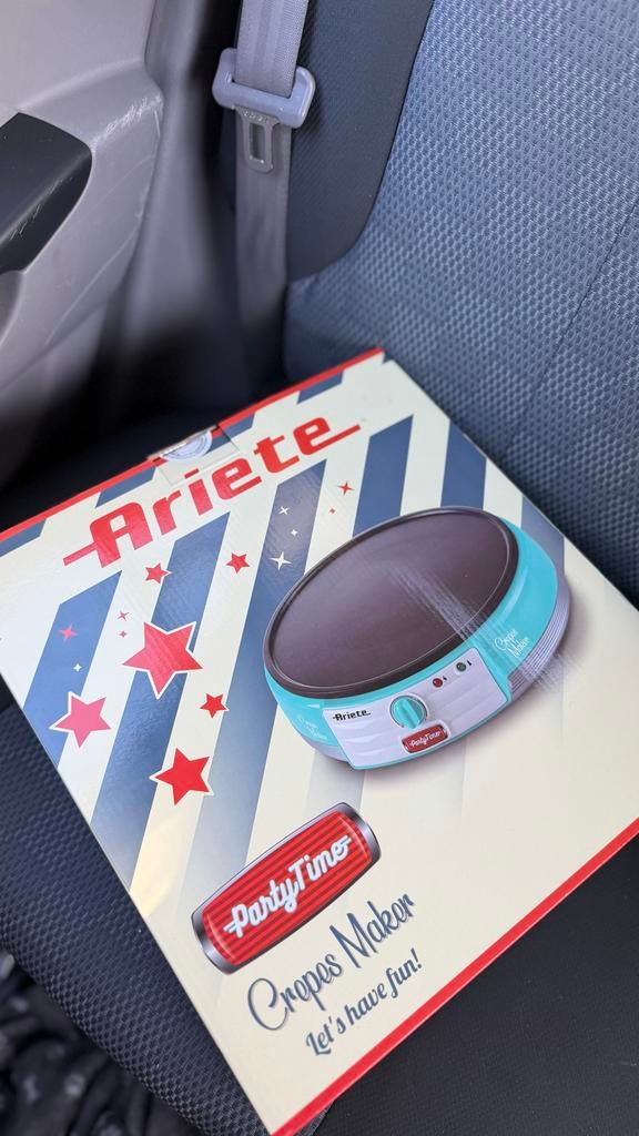 Nieuwe Ariete Party Time Crêpes Maker - Ongebruikt!, Witgoed en Apparatuur, Overige Witgoed en Apparatuur, Nieuw, Ophalen