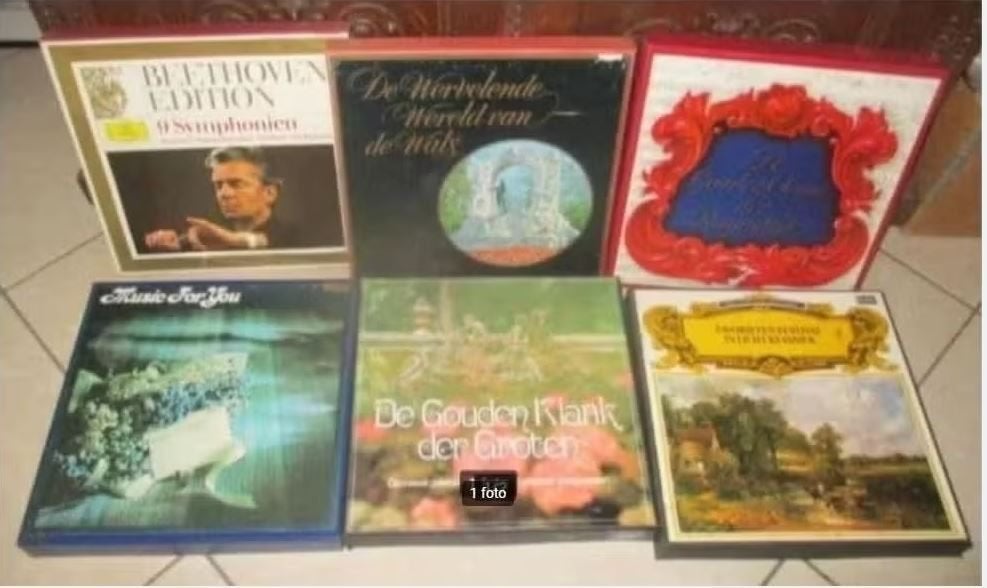 6 Boxen met 54 Klassieke LP's, Cd's en Dvd's, Overige formaten, Overige typen, Ophalen of Verzenden, Zo goed als nieuw