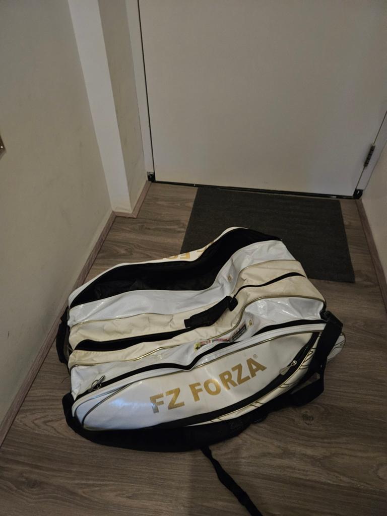 FZ Forza badminton tas met 3 vakken en schoenenvak, Sport en Fitness, Badminton, Ophalen, Gebruikt, Tas