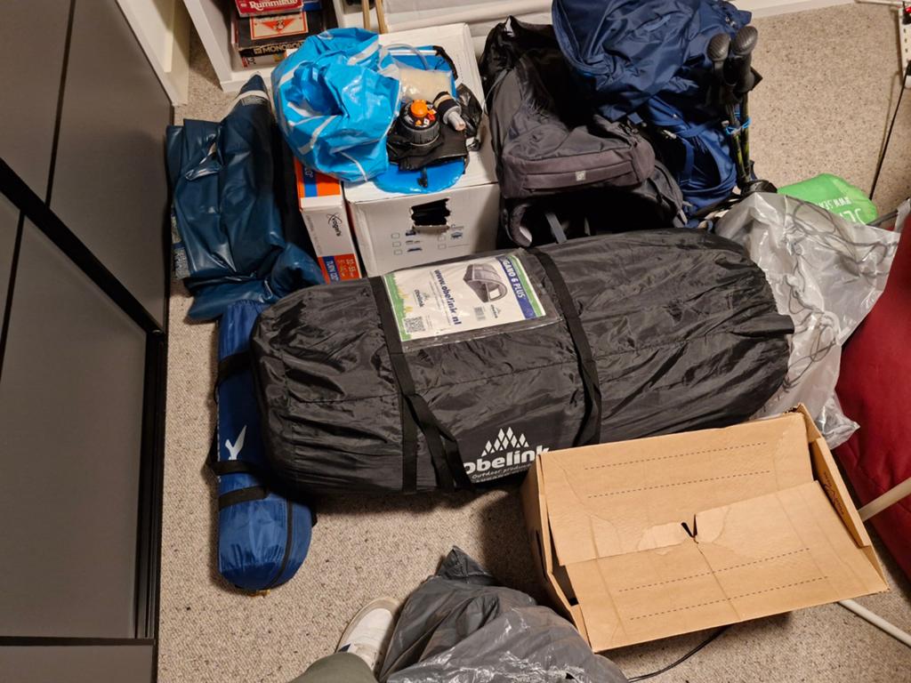 Obelink Lugano 6 Plus met tenttapijt, Caravans en Kamperen, Tenten, Ophalen, Zo goed als nieuw, Tot en met 4