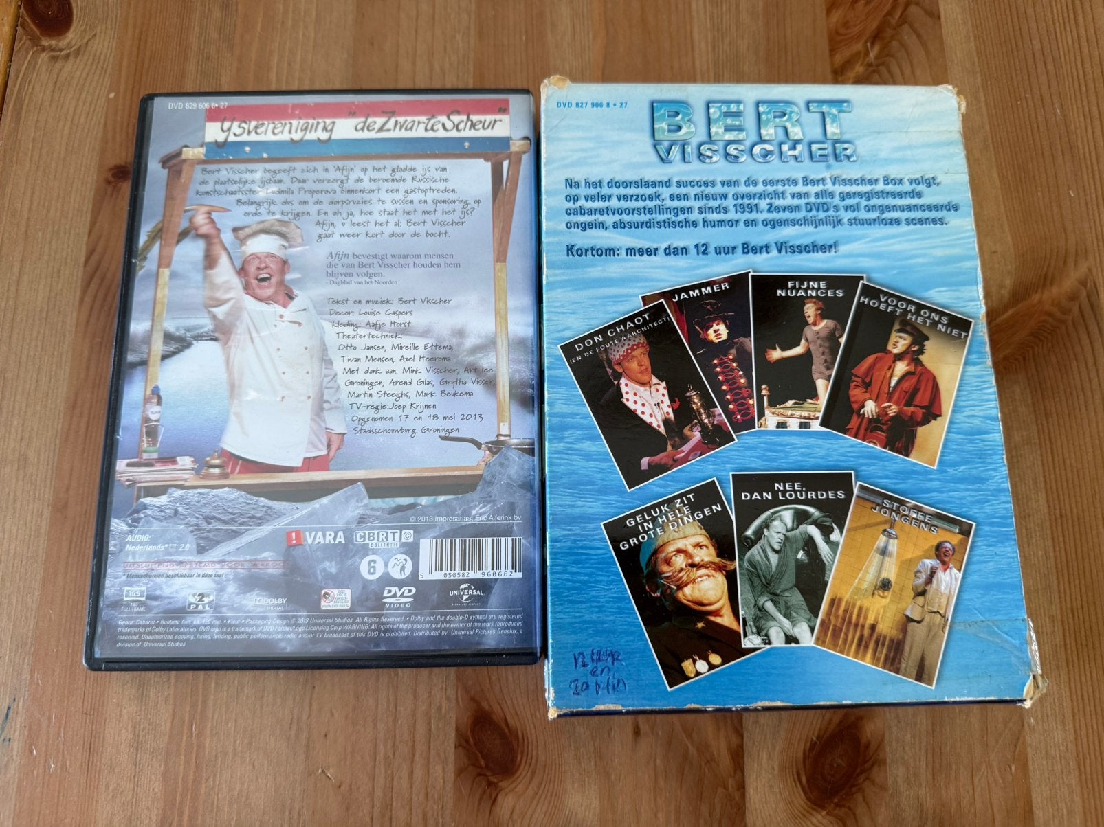 Bert Visscher DVD Box 1991-2009 + afijn DVD, Verzenden, Gebruikt