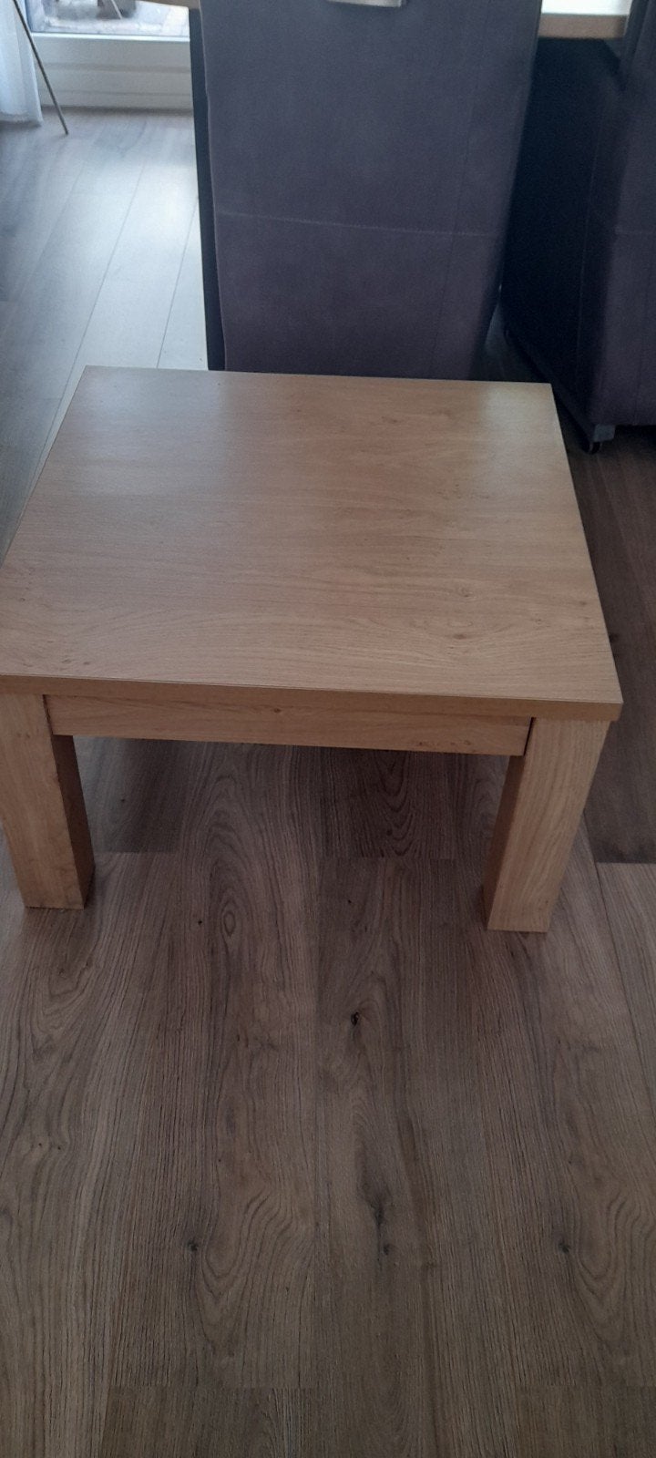 Salontafel met lade, Huis en Inrichting, Tafels | Salontafels, Ophalen, 50 tot 100 cm, Vierkant, 50 tot 100 cm