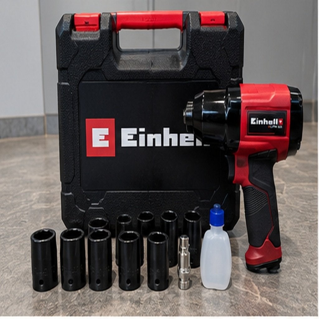 Einhell TC-PW 340 Pneumatische Slagmoersleutel Set Nieuw, Ophalen of Verzenden, Nieuw