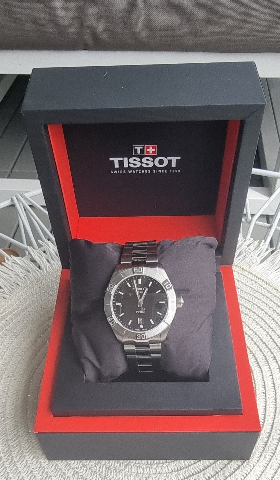 Tissot sport gent heren horloge, Overige merken, Staal, Staal, Polshorloge