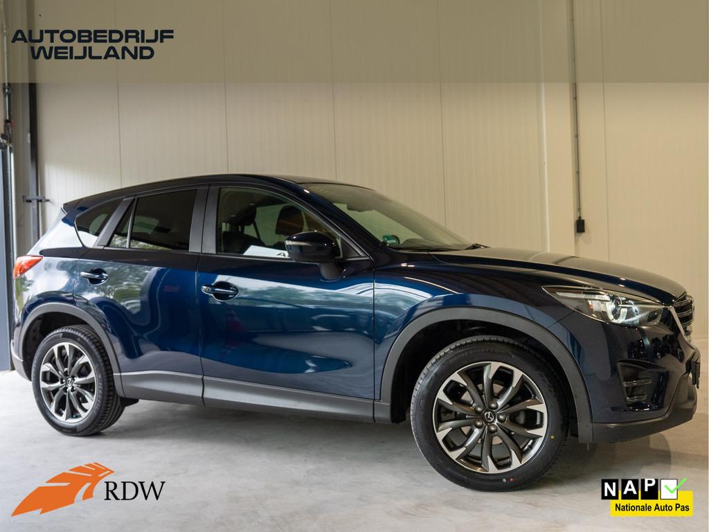 Mazda CX-5 2.0 SkyActiv-G 165 GT-M Line 2WD I 1ste eig. I Le, 1998 cc, 4 cilinders, 700 kg, Blauw
