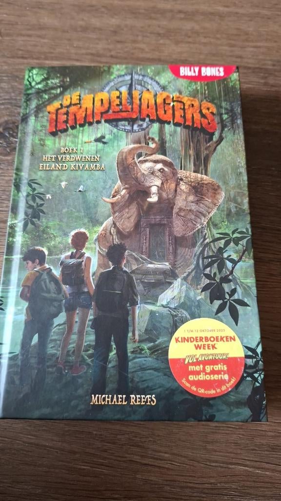 De Tempeljagers Boek 1: Het Verdwenen Eiland Kivamba, Ophalen of Verzenden