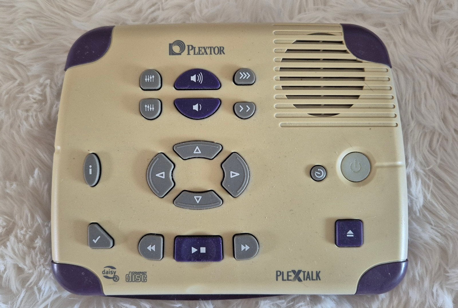 Daisyspeler Plextalk PTN1 met handleiding en adapter, Ophalen of Verzenden
