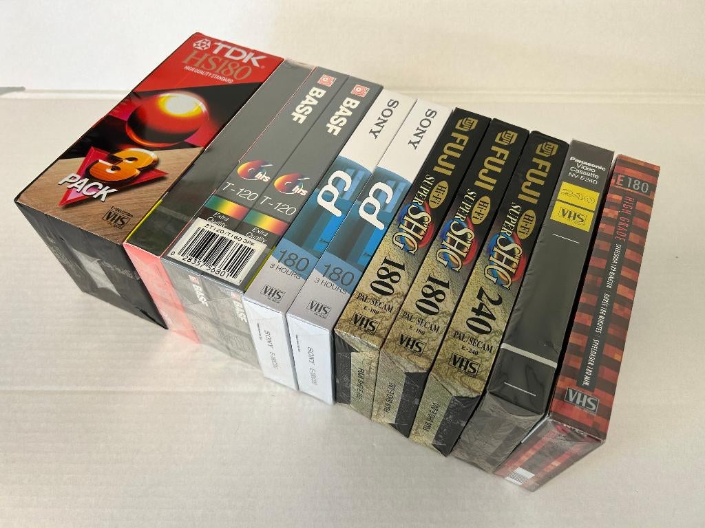 VHS blanco videotapes nieuw gesealed, Alle leeftijden, Ophalen of Verzenden, Nieuw in verpakking, Overige genres