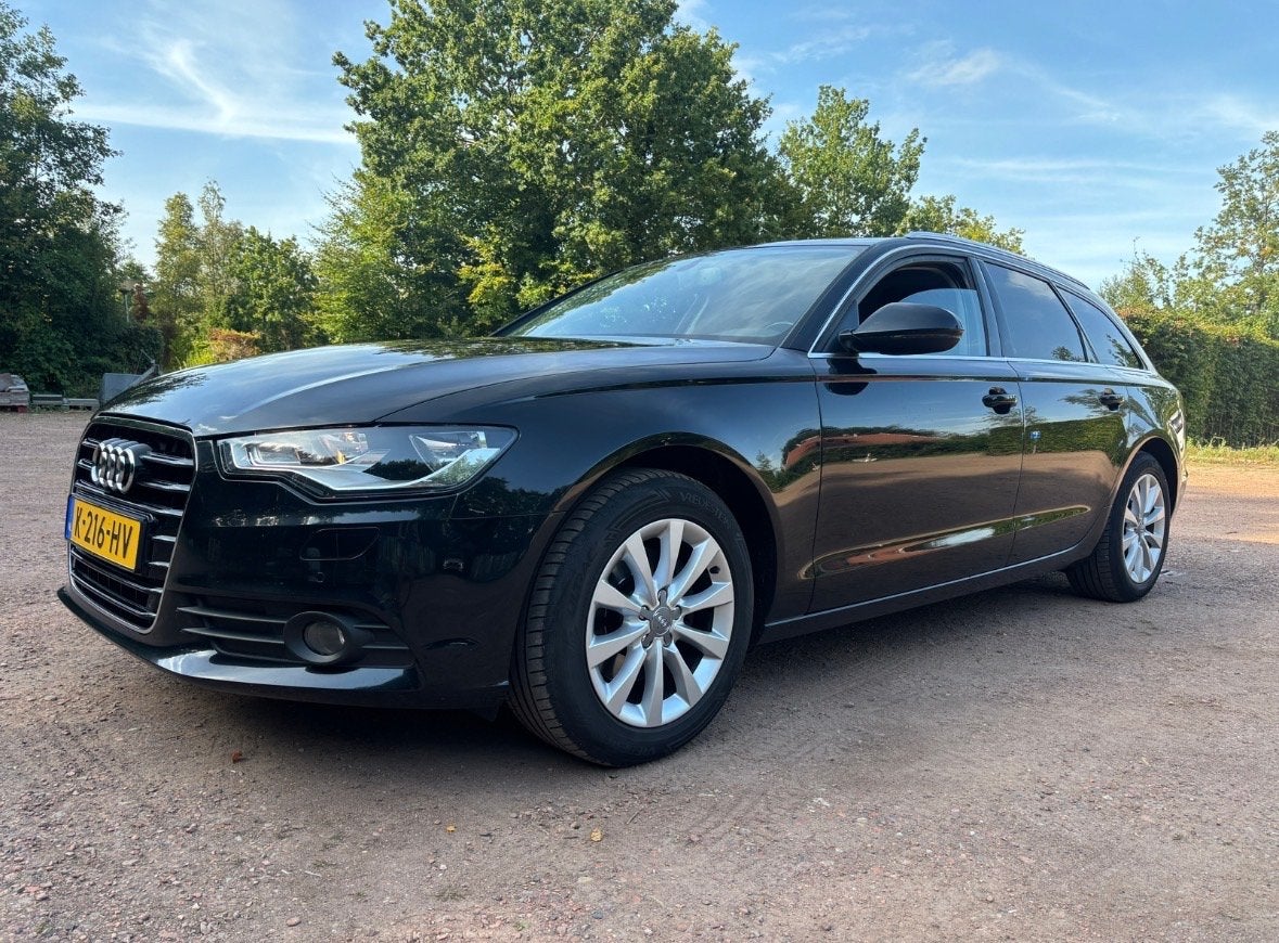 Audi A6 2.0TDI nieuwe apk, Auto's, 4 cilinders, Zwart, Stationwagon, Diesel