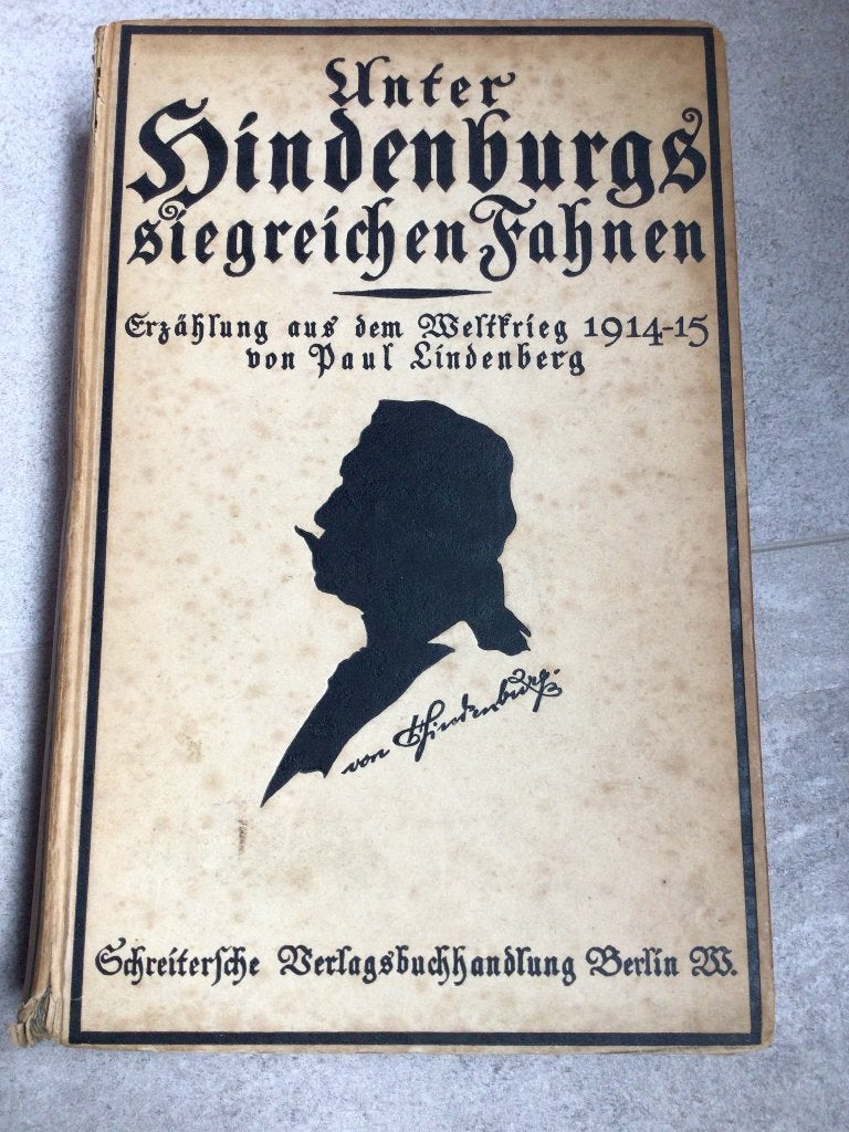Paul Lindenberg:   Unter Hindenburgs siegreichen Fahnen, Ophalen of Verzenden, Gelezen, Europa overig