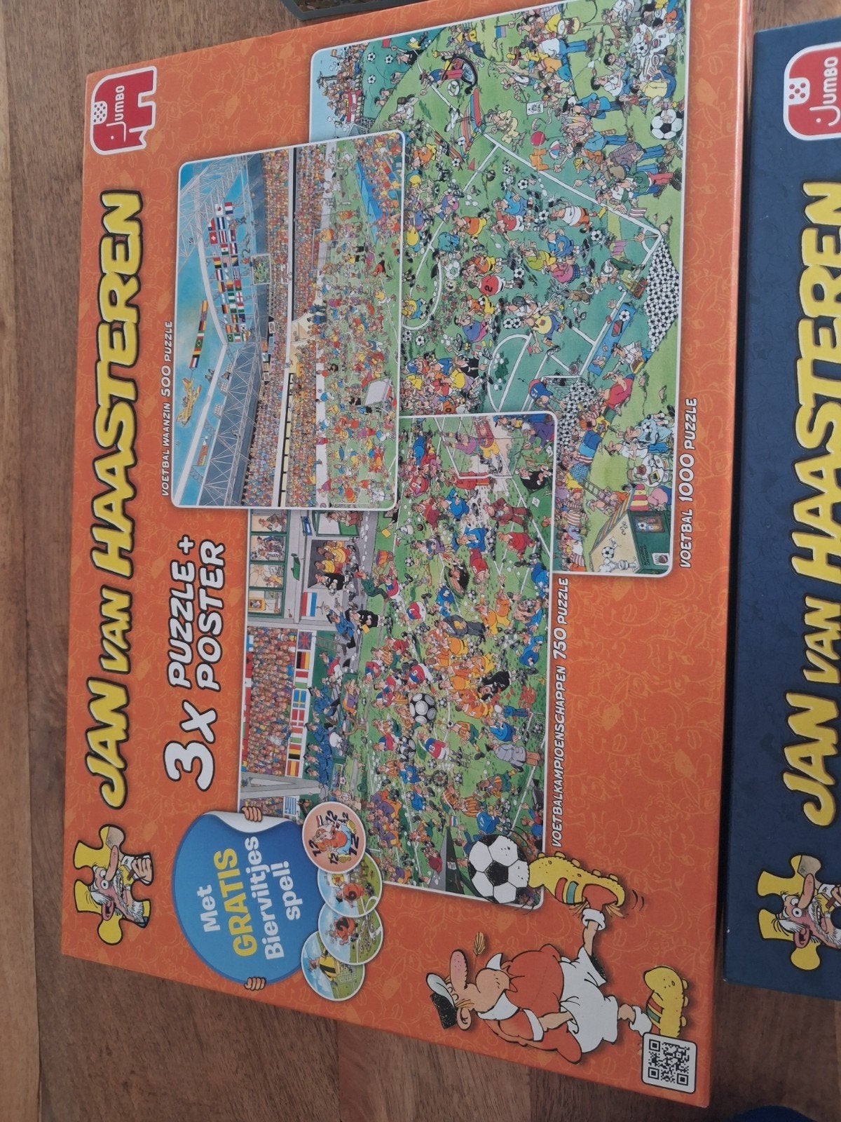 Jan van Haasteren Combi 3x Voetbal Puzzels (500, 750, 1000)