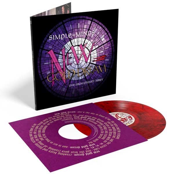 Vinyl LP Simple Minds New Gold Dream Live RED MARBLED NIEUW, LP, Colored vinyl, Pop, Ophalen of Verzenden