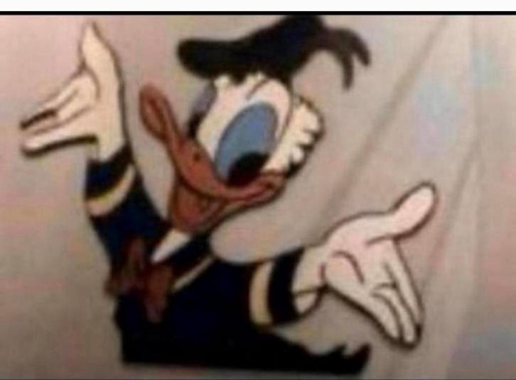 Houten Donald Duck, Verzamelen, Disney, Ophalen, Donald Duck, Gebruikt, Beeldje of Figuurtje