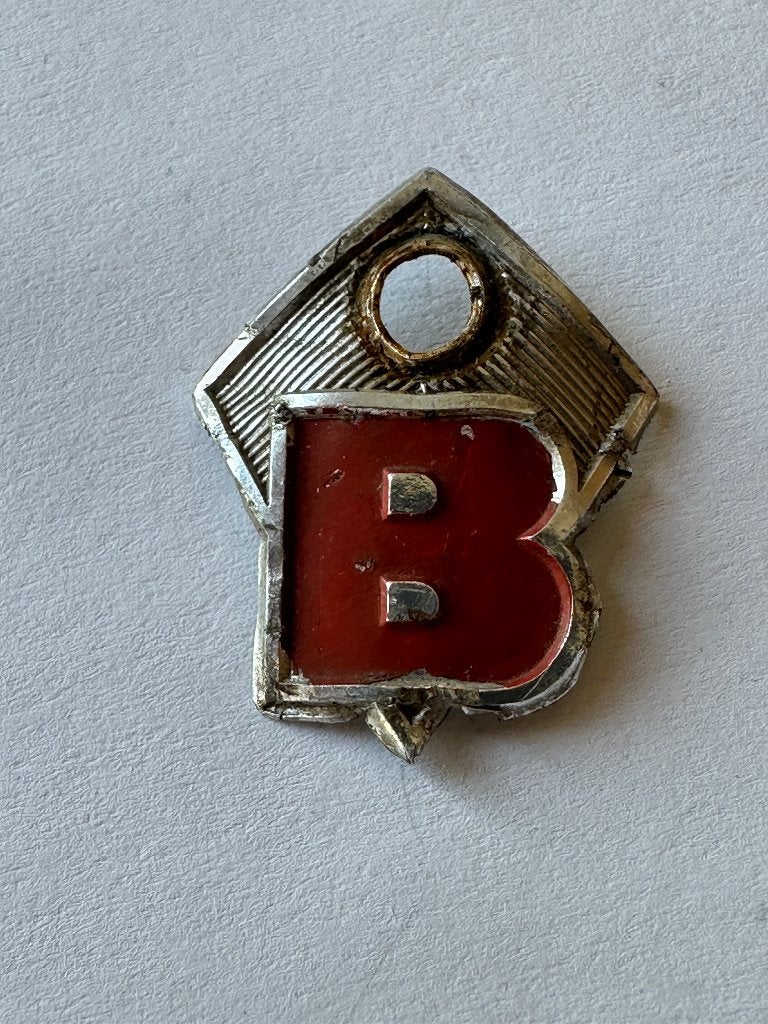Oud Batavus spatbordplaatje. Spatbord plaatje., Ophalen of Verzenden, Batavus., Oldtimerfiets, Gebruikt