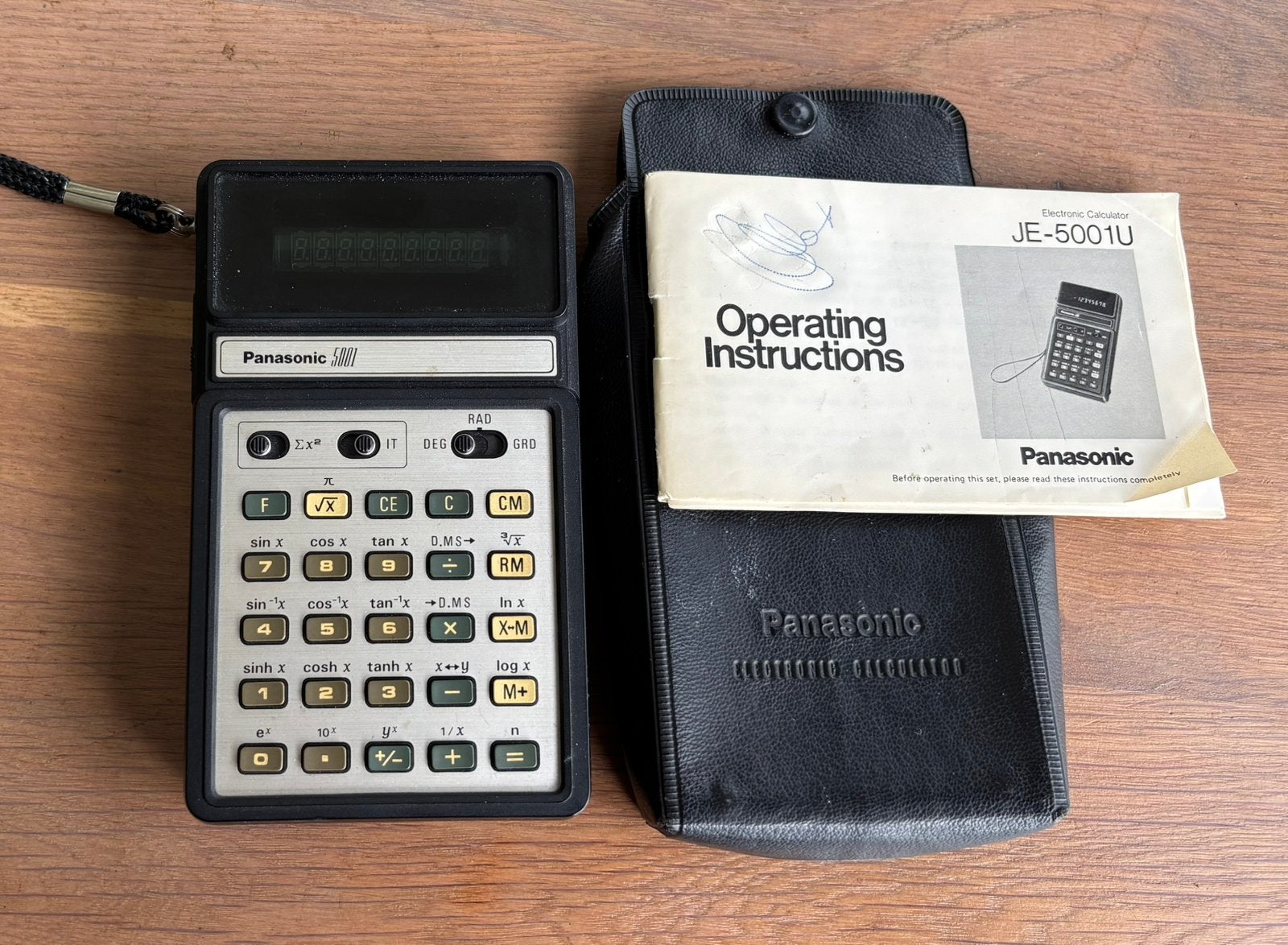Panasonic calculator JE-5001U, Diversen, Rekenmachines, Ophalen of Verzenden, Gebruikt