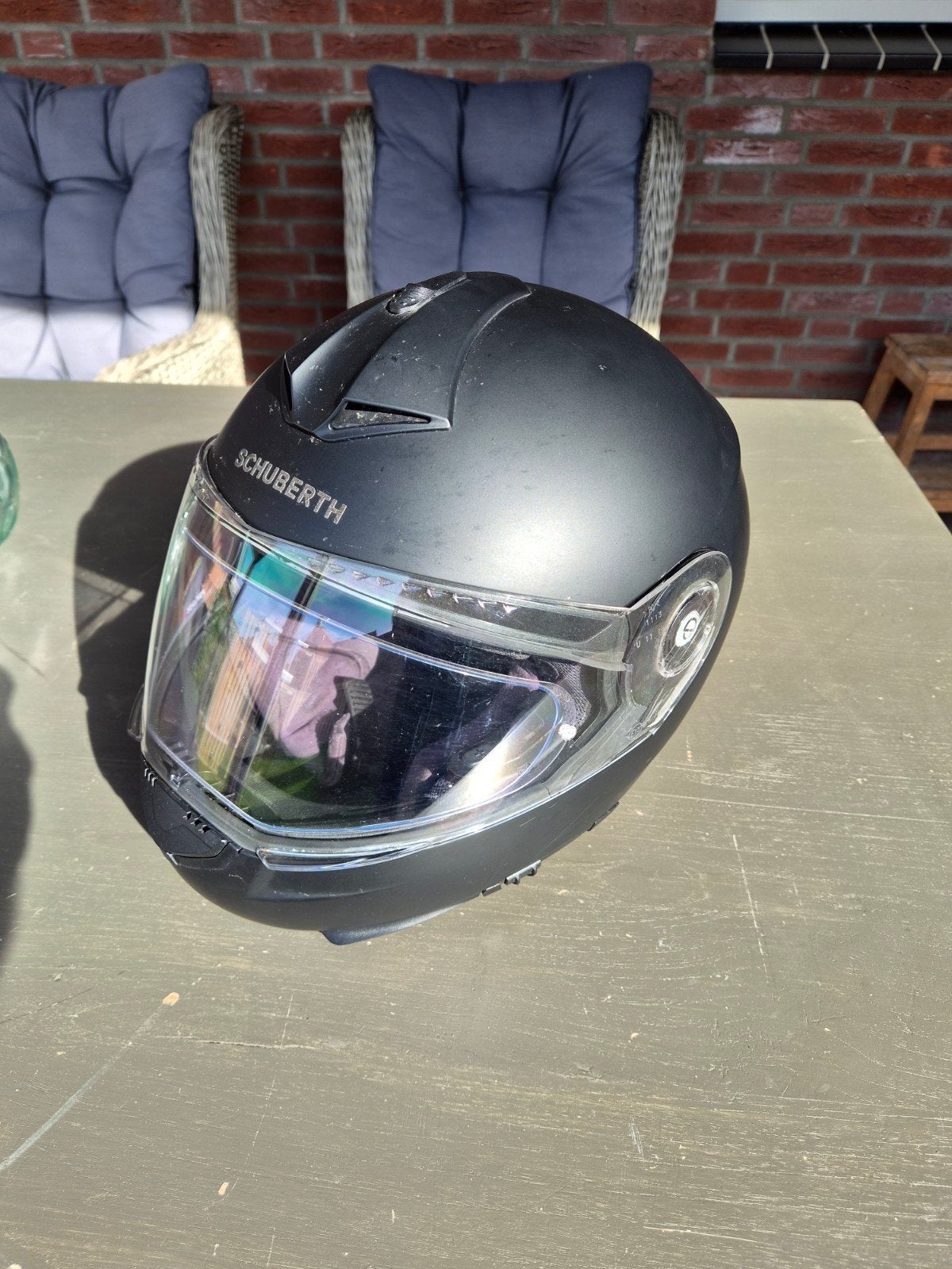 Schuberth C3 xl Systeemhelm - Kan nog een ronde mee, Ophalen of Verzenden, Tweedehands, Systeemhelm, Overige merken