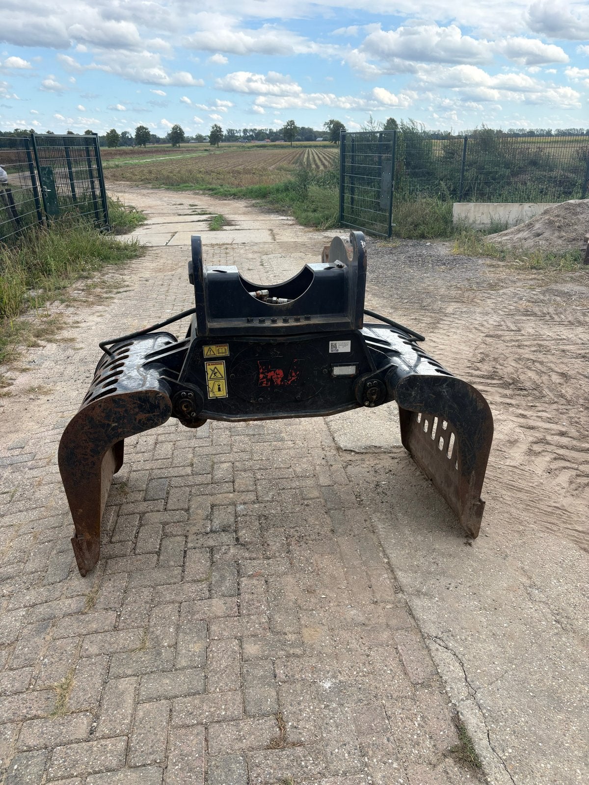 Sorteergrijper cw30, Ophalen