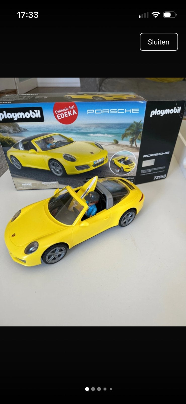 Foto 3 van Playmobil Porsche 72148 Edeka Limited Edition