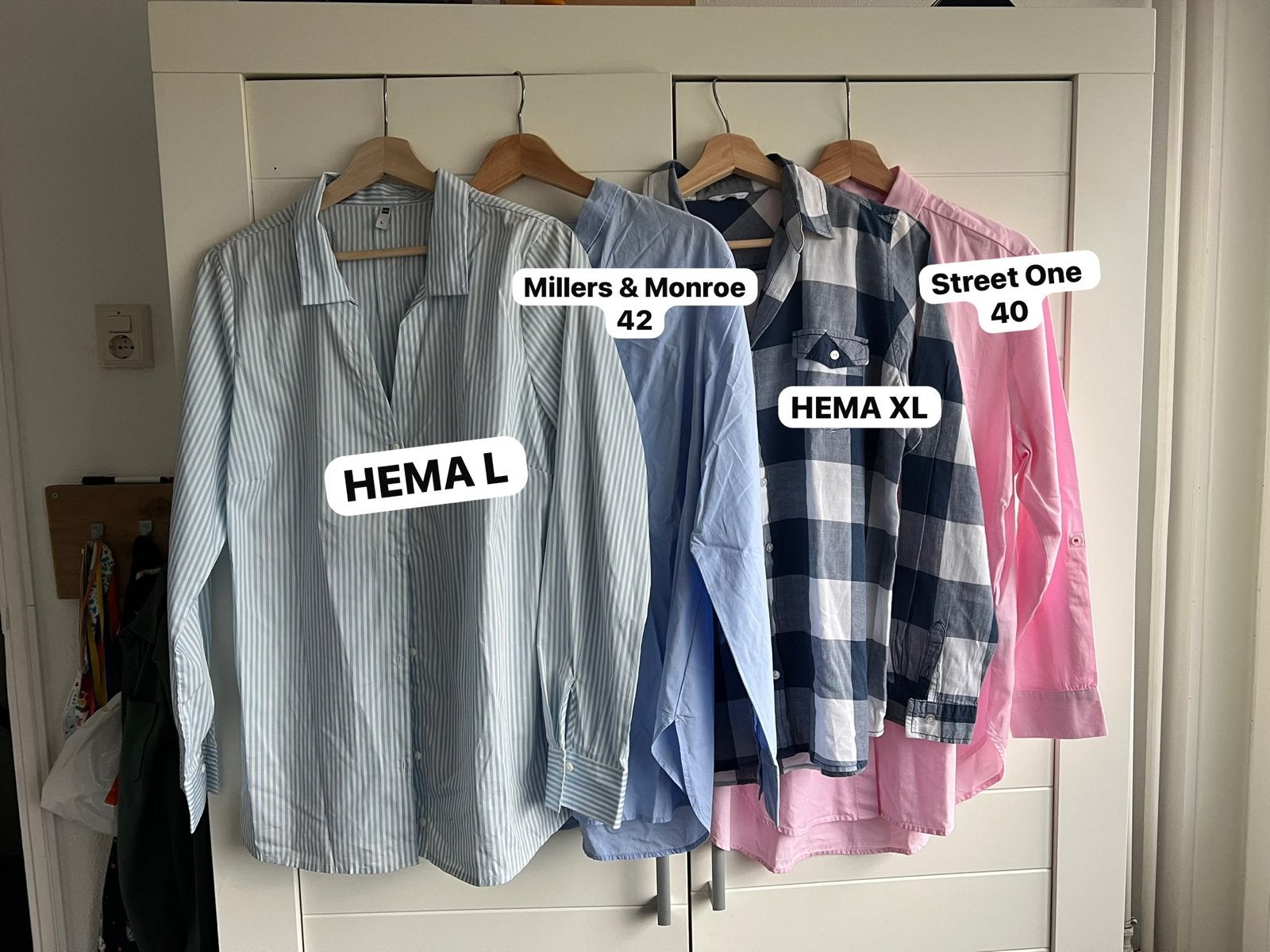 Diverse damesblouses: HEMA, Miller & Monroe, Street One, Ophalen of Verzenden, Zo goed als nieuw, Maat 42/44 (L), Meerkleurig