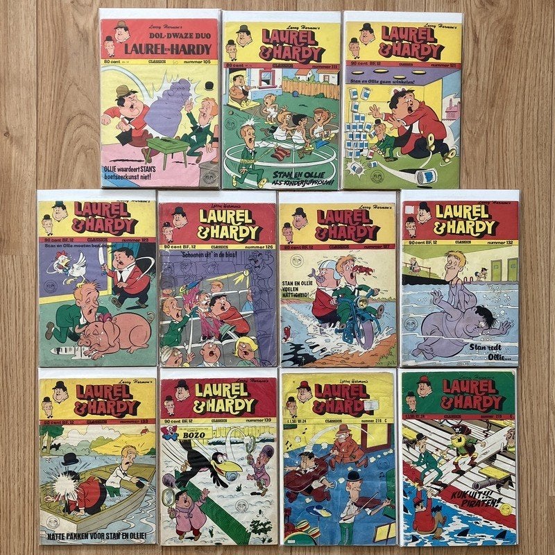 Binkie & Laurel en Hardy classics, Boeken, Gelezen, Classics Nederland, Europa, Ophalen of Verzenden