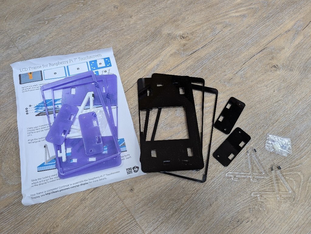 Raspberry Pi Display - 2x Pimoroni Acryl Display Frames, Ophalen of Verzenden, Zo goed als nieuw