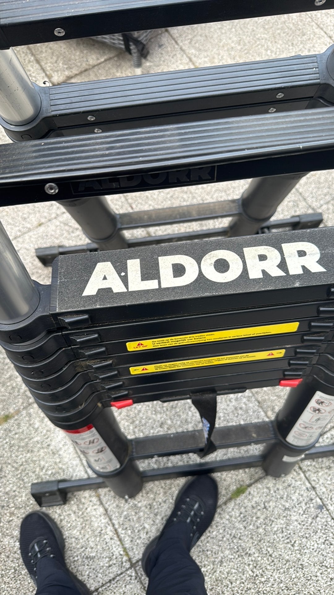 Aldorr ladder, Ophalen