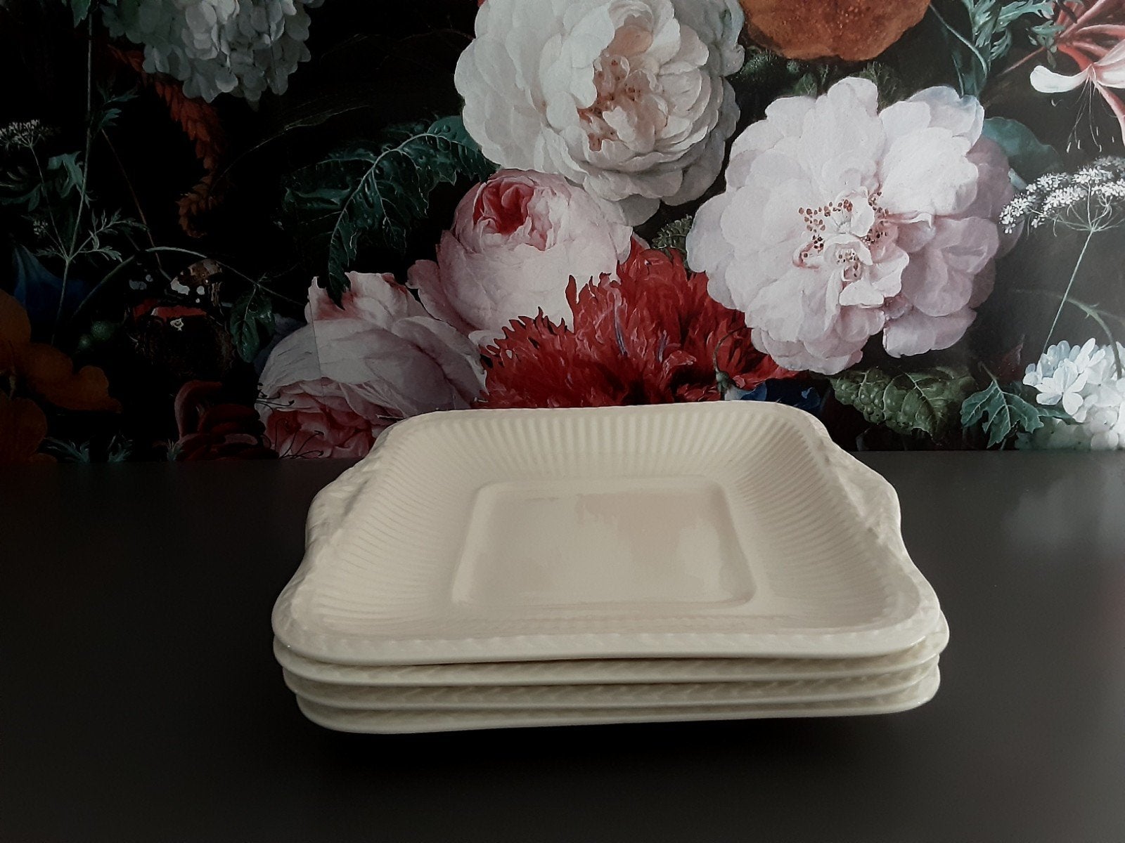 Wedgwood Edme Koek/Broodschaal - Perfecte Staat, Ophalen, Zo goed als nieuw, Aardewerk, Schaal of Schalen