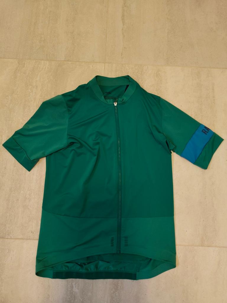 Rapha fiets shirt maat L - Groen - Zo goed als nieuw, Heren, Ophalen of Verzenden, Zo goed als nieuw, L