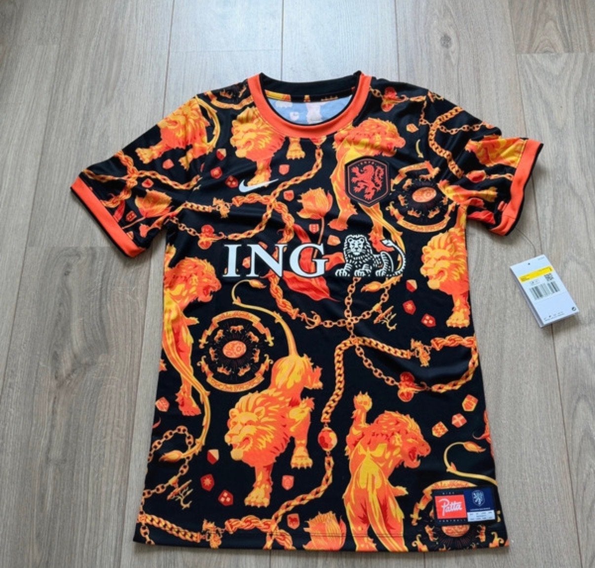 Nike x Patta Nederland Voetbalshirt - Maat S, Ophalen of Verzenden, Nieuw, Maat 46 (S) of kleiner, Zwart