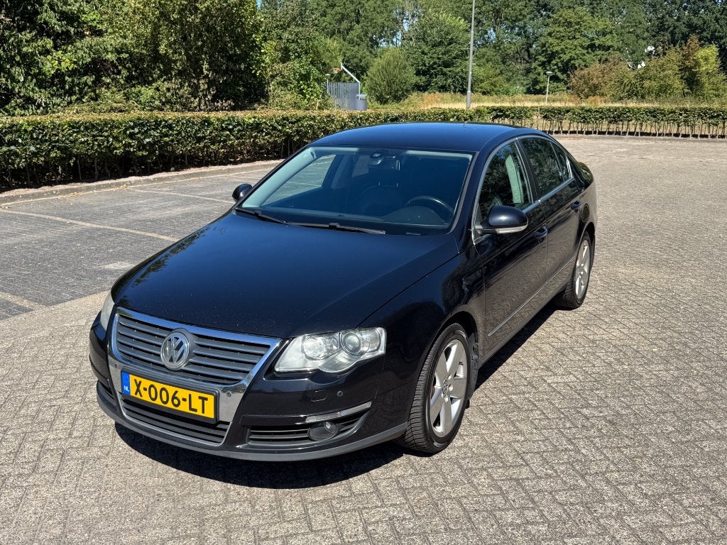 Volkswagen Passat B6 2.0 TFSI 200PK 190.000 km APK 06/2027, Navigatiesysteem, Zwart, 4 cilinders, 1984 cc