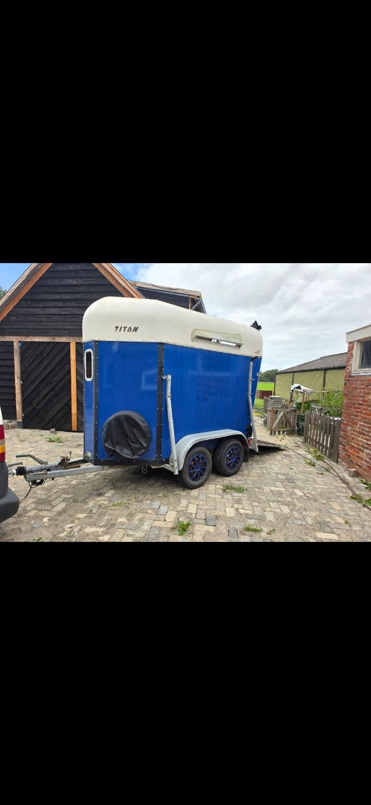 Titan Jelsum 1,5-paards | Volledig gerenoveerd 2025, Ophalen, Gebruikt, Hout, 1½-paards trailer