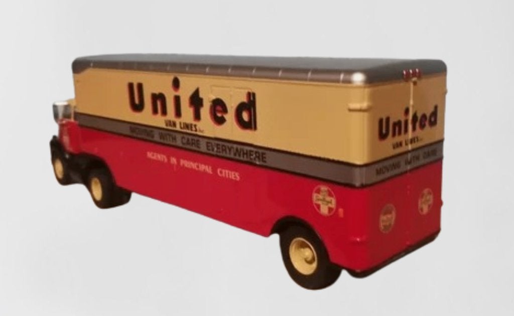 GMC COE 1955 United Van Lines schaal 1/43 US trucks # 93, Verzenden, Nieuw, Bus of Vrachtwagen, Overige merken