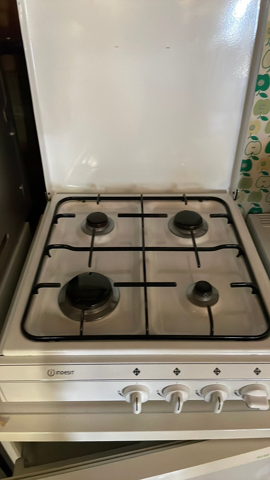Gasstel, Ophalen, Minder dan 85 cm, 4 kookzones, Zo goed als nieuw