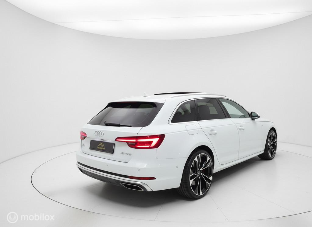 Audi A4 Avant 45 TFSI S-line quattro Pro Line 245pk |Panoram, Auto's, Automaat, Gebruikt, Zwart, 4 cilinders