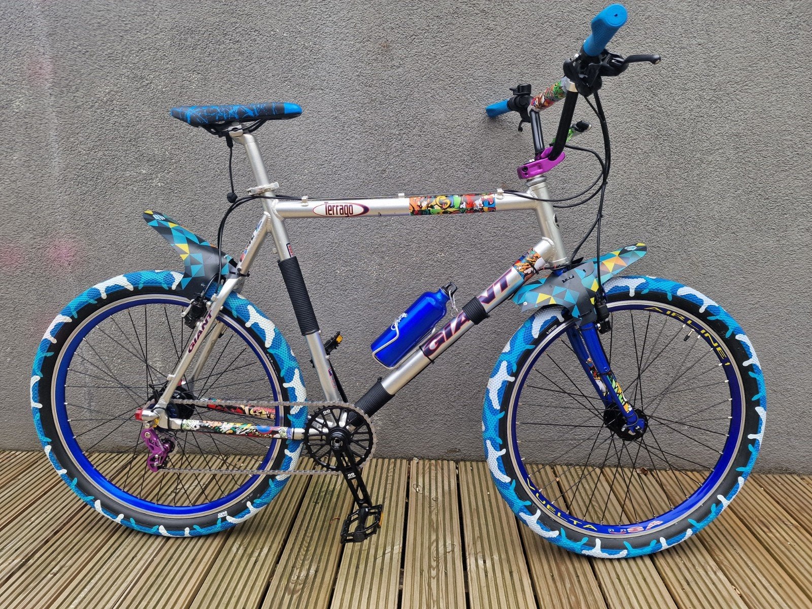 Unieke Giant Boulder Custom Retro Build – Nexus 7 – Magura H, Fietsen en Brommers, Ophalen