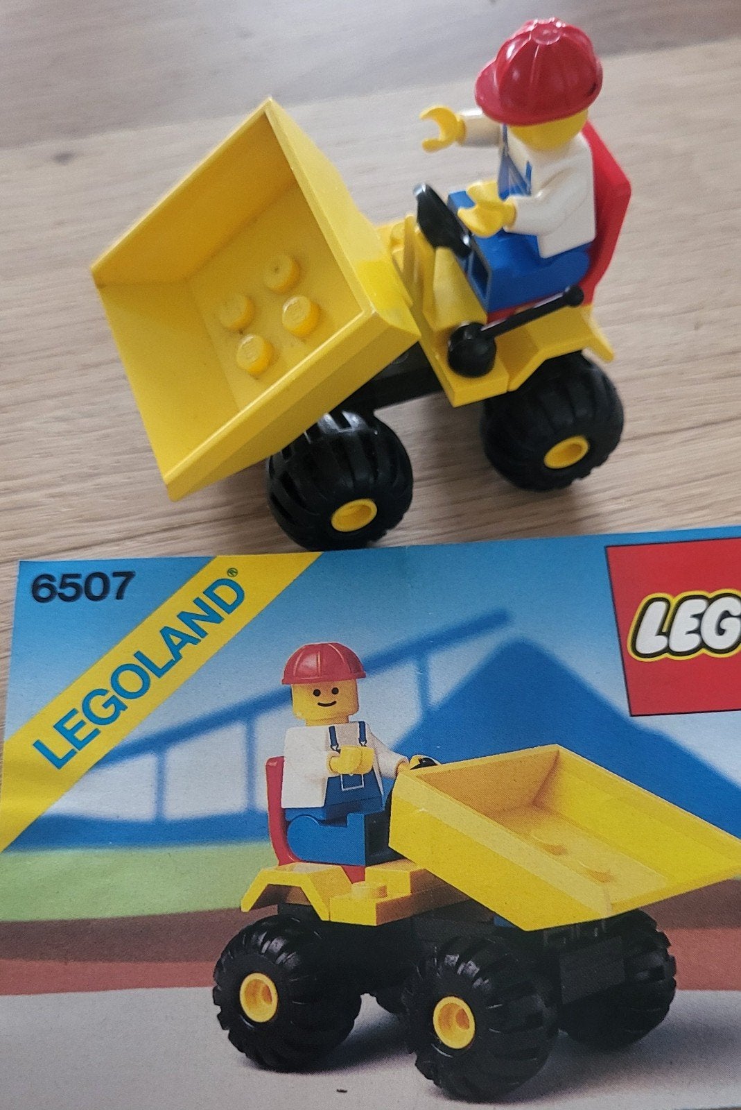 lego vintage 6507 dumper, Lego, Ophalen of Verzenden, Zo goed als nieuw, LEGOLAND