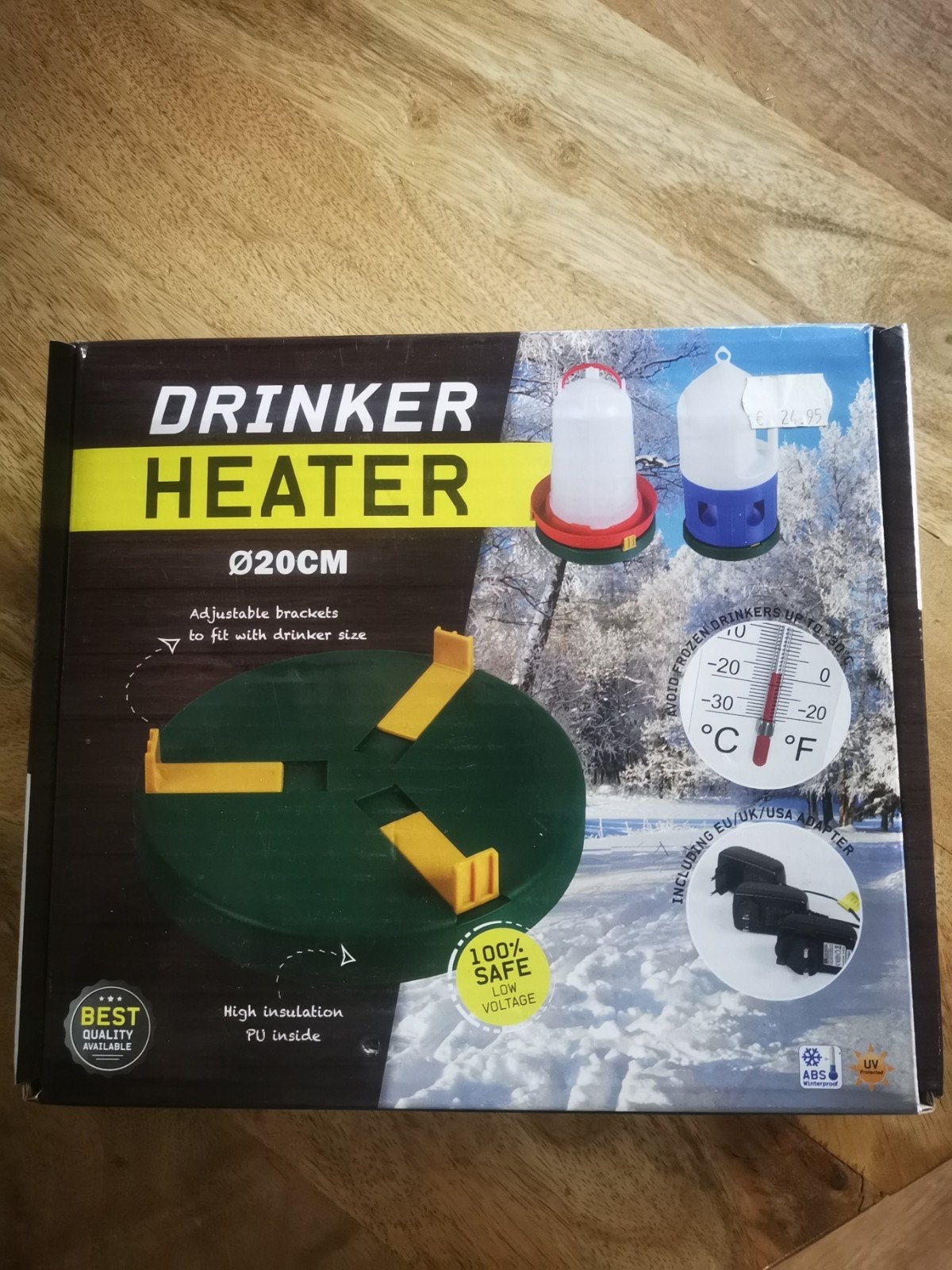 verwarming drinkbak vogels of kippen, Ophalen of Verzenden, Zo goed als nieuw, Overige typen