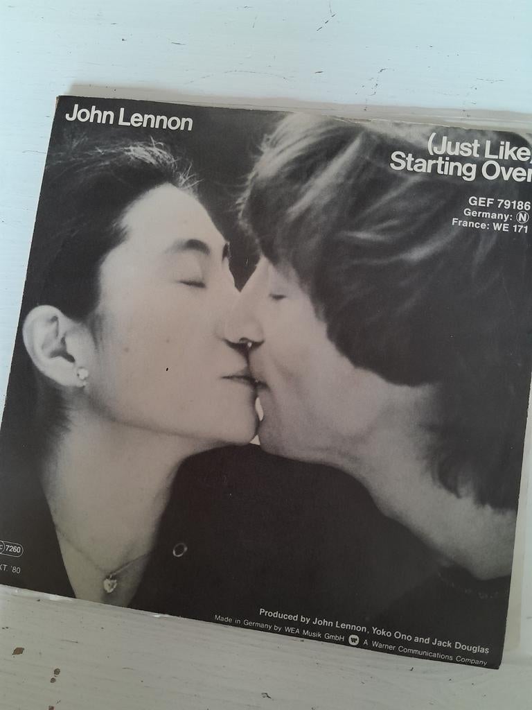 John lennon 7inch starting over, Ophalen of Verzenden, Zo goed als nieuw, Pop