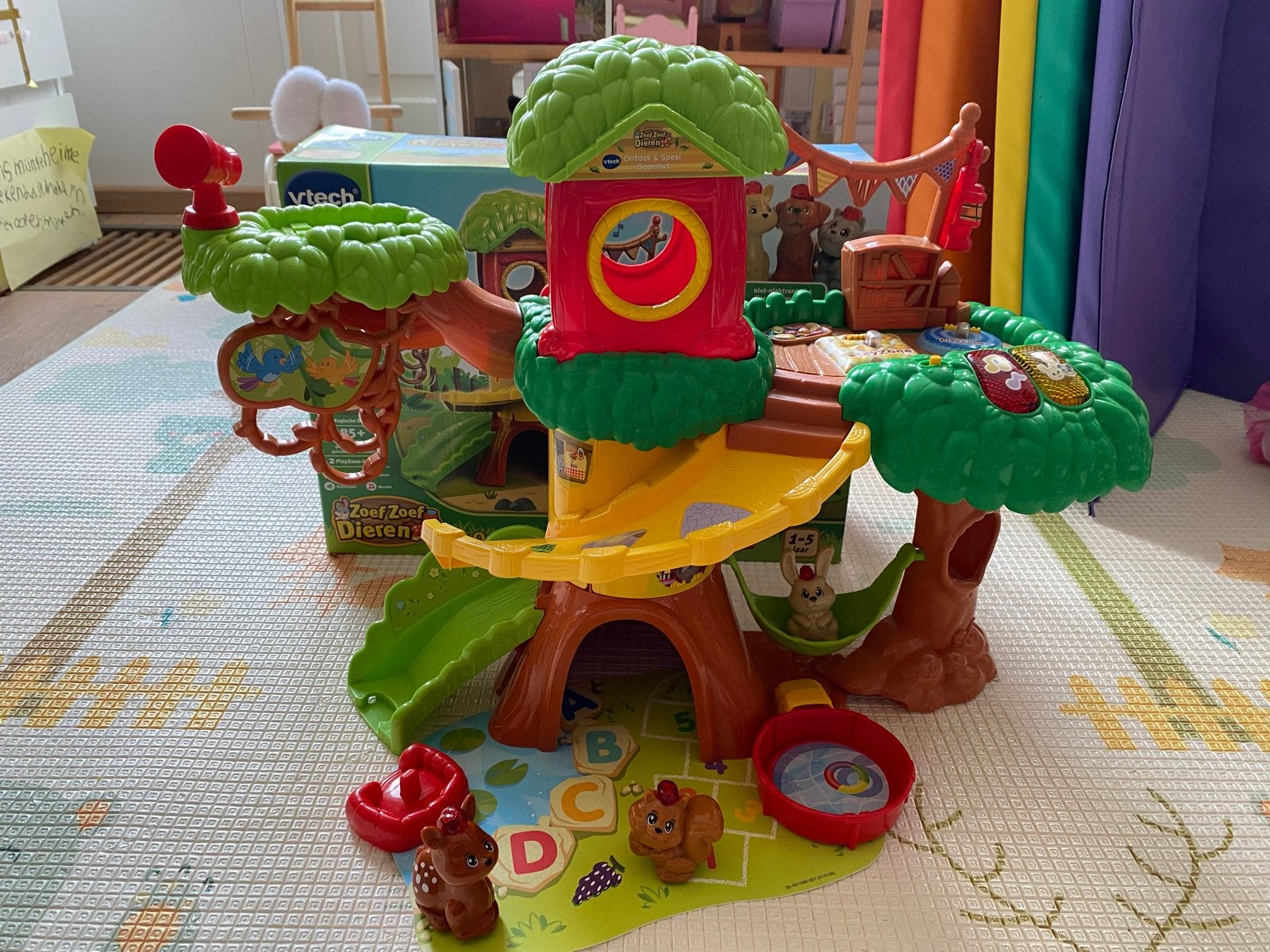 VTech Zoef Zoef Dieren Ontdek & Speel Boomhut, Ophalen, Zo goed als nieuw, 0 tot 6 maanden