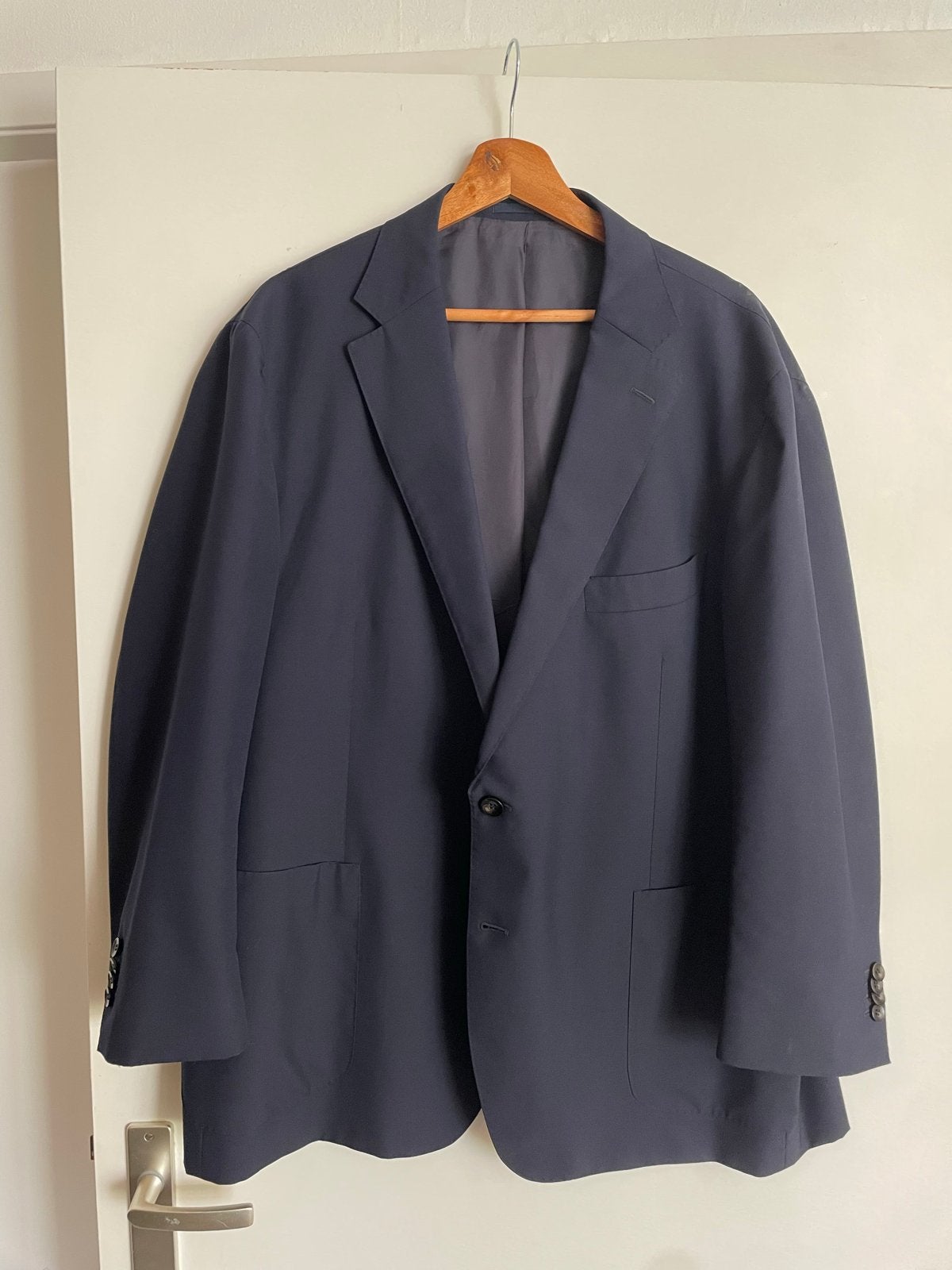 Suitsupply Havana Colbert 54 Navy Super 120’s Wol, Ophalen of Verzenden, Zo goed als nieuw, Maat 52/54 (L), Blauw