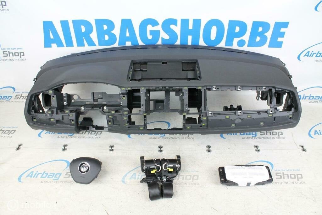 Airbag set Dashboard grijs Volkswagen T6 Transporter, Gebruikt, Ophalen of Verzenden