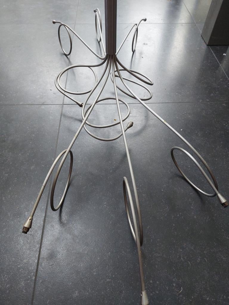 Hanglamp met 9 lichtpunten, 8 glaasjes, Ophalen, Gebruikt, 50 tot 75 cm